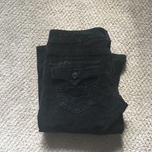 black true religion jeans